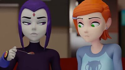 Ahhhh | Raven and Gwen Tennyson animation [Redmoa]