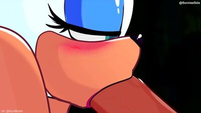 Rouge the Bat Blowjob Hentai POV