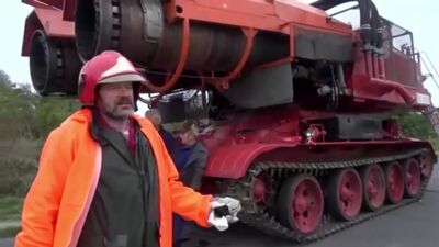 Самая мощная пожарная машина в мире