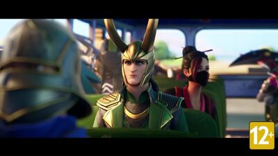 Бог коварства Локи хитростью пробрался в июльский отряд Fortnite.
