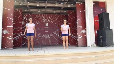 Танец "Колёсики" - пансионат "Селена"