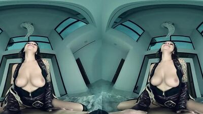 Грудастая Апрель хочет от тебя очень глубокого VR-порно