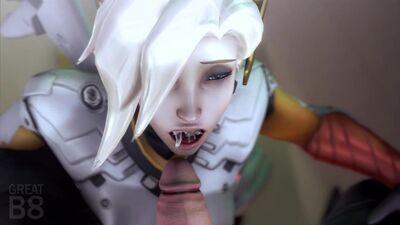 Mercy Moira Overwatch futanari porn