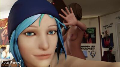 Max Caulfield x Chloe Price - Futanari porn. 3D sex hentai [Life is Strange]