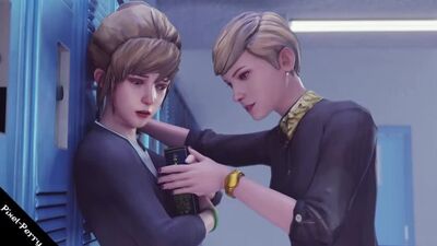 Futanari futa porn Kate Life is Strange Pixel-Perry Victoria Chase animated blender sound webm