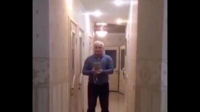 Дед, котёнок и гироскутер