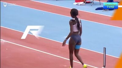 Fatima Diame 1st Place Long Jump - Spanish Indoor Championships Madrid 2021