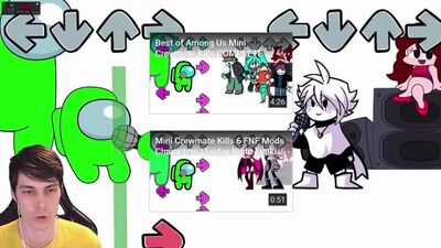 [Mr DeKart] ВСЕХ YБИЛИ - ТАБИ, СКАЙ, ГАРСЕЛЛО ! - Mini Crewmate Kills 6 FNF Mods Characters - Реакция