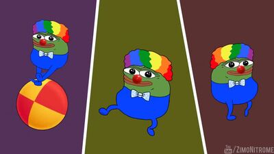 Clown Pepe ▶ Honk Honk ▶ Clown World ▶ Pepe The Frog ▶ Meme