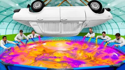 [It's Mamix] СДЕЛАЛИ АКВАПРИНТ НАСТОЯЩЕЙ МАШИНЕ!