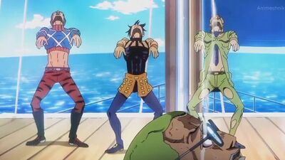 Наранча, Миста и Фуго нереально флексят