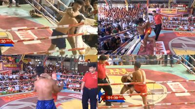 Бирманский бокс летхвей: сокрушительные удары. Mandalay Rumbling Fight.