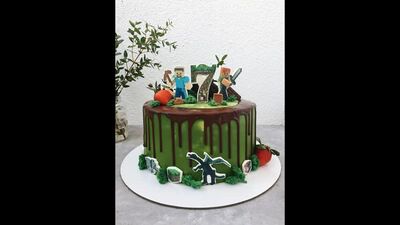 Майнкрафт торт