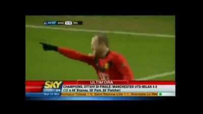 Манчестер Юнайтед - Милан ( 4:0 )