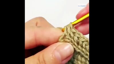 Резинка крючком | Вязание