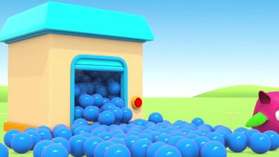 Совенок Хоп Хоп играет в разноцветный песок - Развивающие мультики для малышей