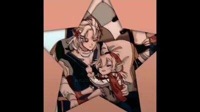 Genshin impact; albedo & klee [edit/vine]