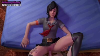 [Fortnite] Tsuki on the Bed