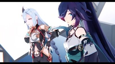 【Honkai × Genshin Impact MMD 60FPS】Fu Hua × Shenhe【Chocolate Cream】