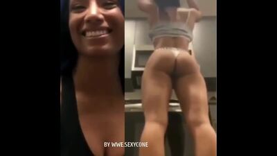 Sasha Banks big ass twerk 18+