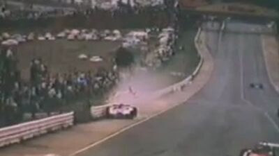 Tom Pryce (UK) fatal crash (death) on March 5, 1977 at South African Grand Prix