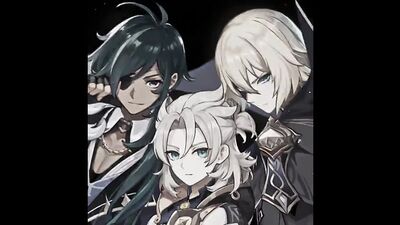 ♡︎ albedo x kaeya x dainsleif ; genshin impact edit