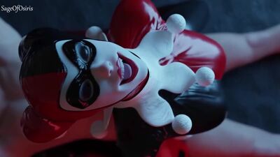 Harley Quinn - riding; vaginal fucked; big tits; big boobs; 3D sex porno hentai; [DC Comics; Batman]
