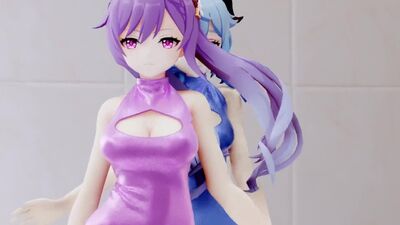 Ganyu & Keqing MMD (Genshin impact)