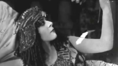 Theda Bara in the 1917 film Cleopatra + Interview