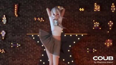 〓Hip Sway TikTok Dance〓HAKU〓【MMD】