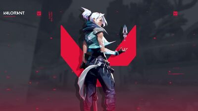 Valorant Jett Wallpaper Animation - Dark Version