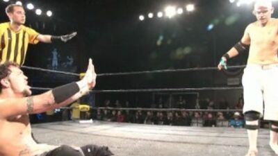 Thumbtack Jack vs J.C. Bailey. CZW Walking On Pins And Needles