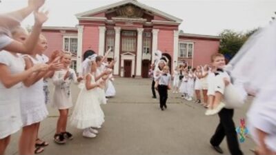 Флешмоб на свадьбе "Улыбайся"