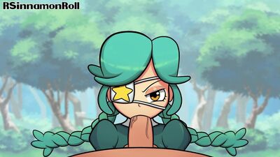 Annie SkullGirls делает минет