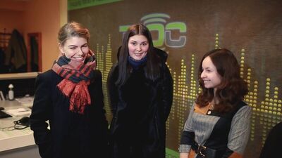 Екатерина Горбунова, Аня Сухова и Элина Почуева о передаче «Герои нашего города» 09.02.17