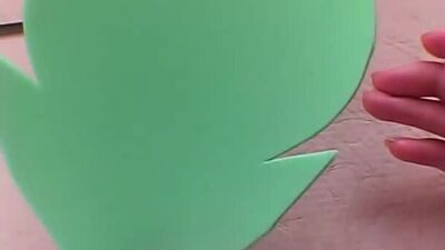 Ажурные листья из изолона | Бесплатный мк