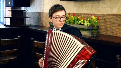 Александр Царьков - Живой аккордеон (кафе Анкор)