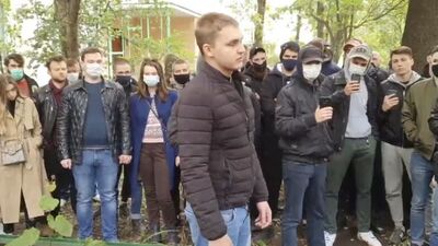 Александр Шанкин речь, акция в память Максима Марцинкевича Тесака