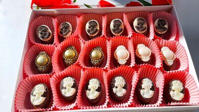 ШОКОЛАДные конфеты КЛУБНИКА СО СЛИВКАМИ 