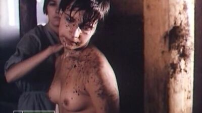 Анна Матюхина голая в фильме "Третья планета" (1991, Александр Рогожкин)