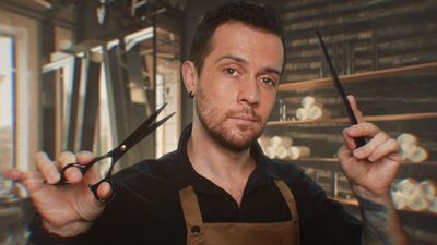 АСМР Стрижка и Массаж Головы в Салоне