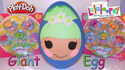 ГИГАНТСКОЕ Плей До Яйцо ЛАЛАЛУПСИ Распаковка Сюрпризов Пакетиков ТИНИС Микро Фигурки