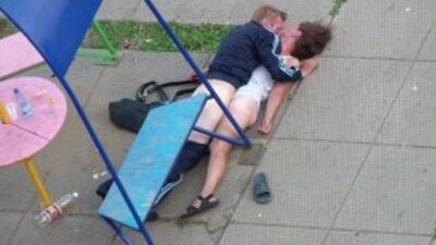Бомж изнасиловал пьяную девушку
