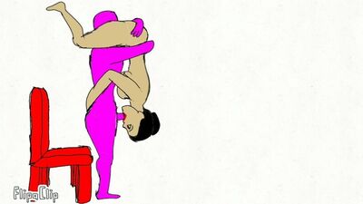 Alien трахает девушку в мультике, секс-видео