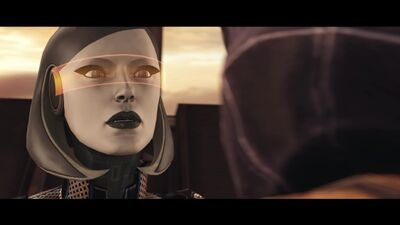 (Sound)Edi&Tali'Zorah(Quarian) - AI-Curious - Episode 1: First Times - futanari on female [Mass Effect;Porn;R34;Sex;SFM]