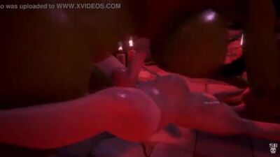 Elf princess in futanari prison 3d