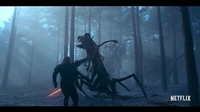 Сколопендроморф против Геральта