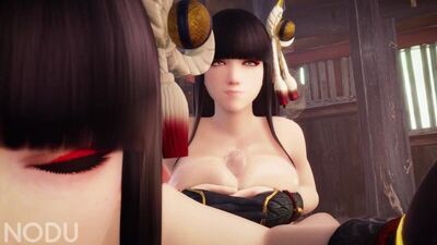 NODU | Hinoa, Minoto (Monster Hunter Rise) [Hentai 3D]