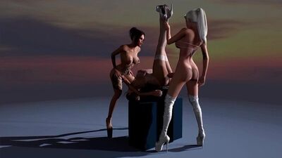 Futa threesome (3D-ANIMATION+PORN+FUTA TOP BEST 35)