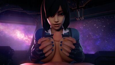 Morales Boobjob - 3D Porn / 3Dポルノ